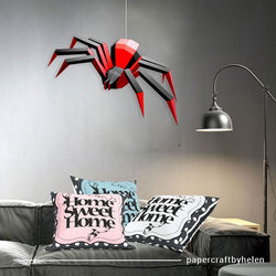 DIY/hágalo usted mismo araña - Negro y rojo